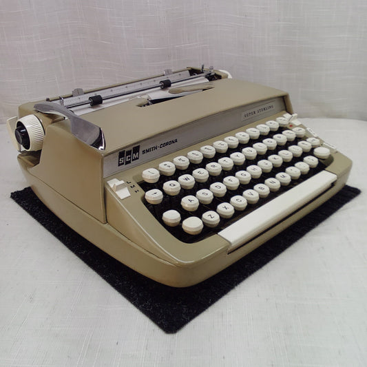 1968 Smith Corona Typewriter, Super Sterling Model