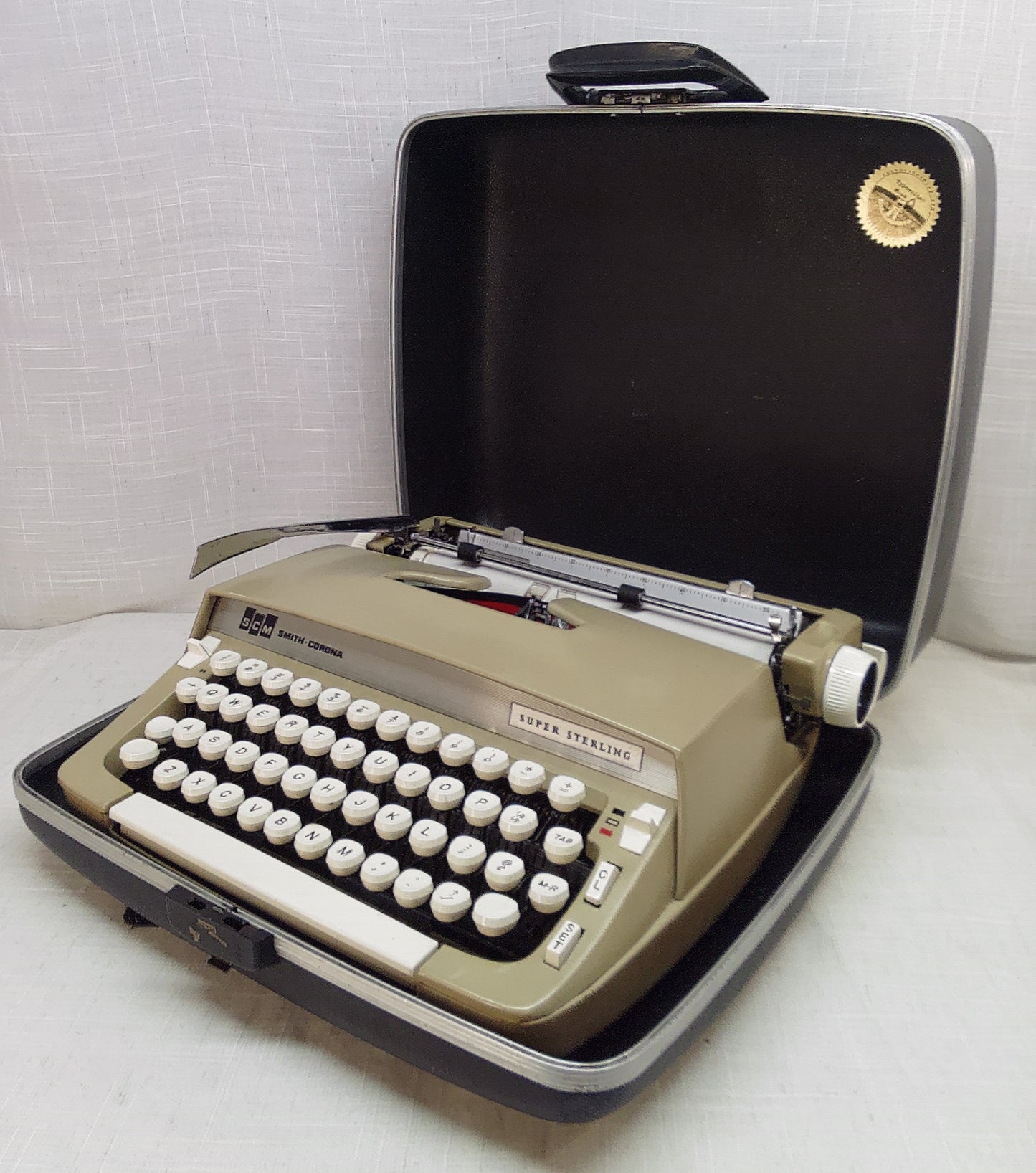 1968 Smith Corona Typewriter, Super Sterling Model